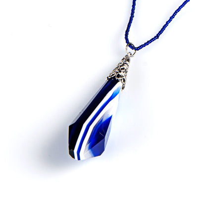 ARINA - Murano Glass Stone Necklace - www.LaBellaDentro.com