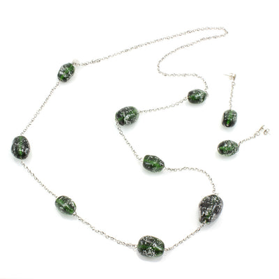 CAMILA - Murano Glass Stone Jewelry Set - www.LaBellaDentro.com