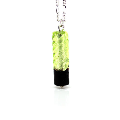 FREYA - Sterling Silver Cylinder Murano Glass Set - www.LaBellaDentro.com