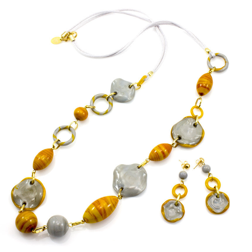 PALOMA – Murano Glass Necklace - www.LaBellaDentro.com