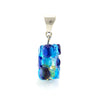 REVA – Blue Cylinder Murano Glass Pendant - www.LaBellaDentro.com