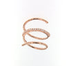 SIMEONE- Rose Gold Plated over 925 Sterling Silver Coil Snake Ring - www.LaBellaDentro.com