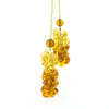 BLISS - Murano Glass Drops Amber color Set with Necklace and Earrings - www.LaBellaDentro.com