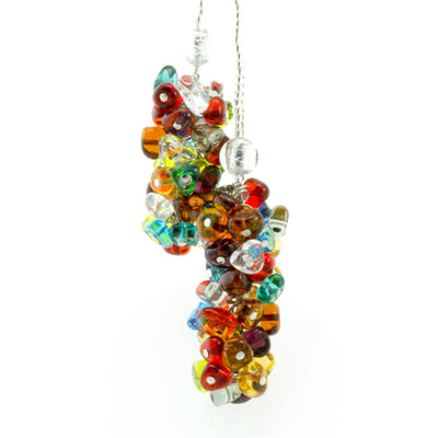 BLISS - Murano Glass Drops Multicolored Set with Necklace and Earrings - www.LaBellaDentro.com