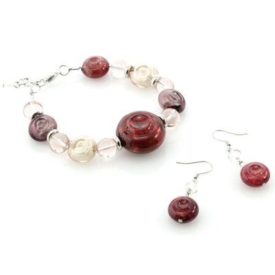 CAROLA - Murano Glass Jewelry Set - www.LaBellaDentro.com