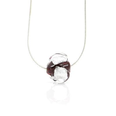 CHANEL – Sterling Silver and Murano Glass Flower Bud Set - www.LaBellaDentro.com