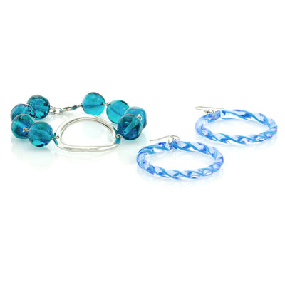 CONSTANCE - Murano Glass Jewelry Set - www.LaBellaDentro.com