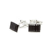 DYLAN- Murano Glass Cufflinks in Black - www.LaBellaDentro.com