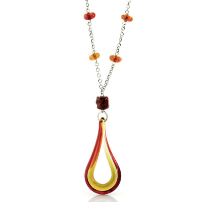 ESTER - Murano Glass Drop Jewelry Set - www.LaBellaDentro.com