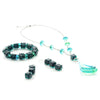 ESTER - Murano Glass Drop Jewelry Set - www.LaBellaDentro.com