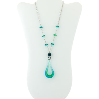 ESTER - Murano Glass Drop Jewelry Set - www.LaBellaDentro.com