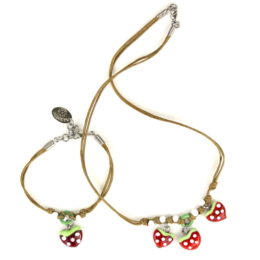 FRAGO – Murano Glass Kids Strawberry Bead Set - www.LaBellaDentro.com