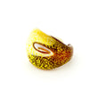 LAGUNA - Swirling Red and White Murano Glass Ring - www.LaBellaDentro.com