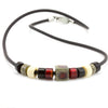 MATTIA – Murano Glass Beads Necklace for Men - www.LaBellaDentro.com