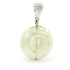 NORIS –Pearl White Murano Glass Candy Pendant - www.LaBellaDentro.com